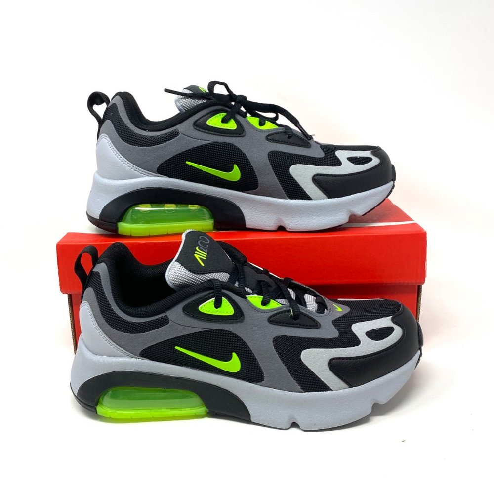 🌿Sale🌿 Nike AT5627 006 Air Max 200 GS Dark Grey Green Women's Running Shoes - Picture 9 of 11
